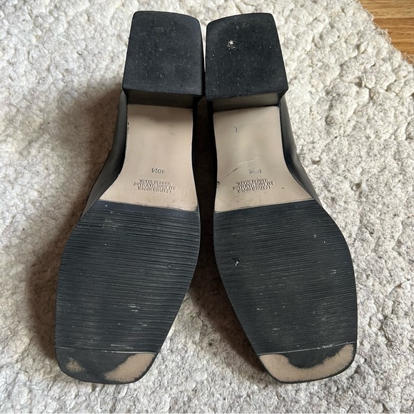 Bruno Valenti Maine Square Toed Block Heeled Loafers - Picture 5 of 11